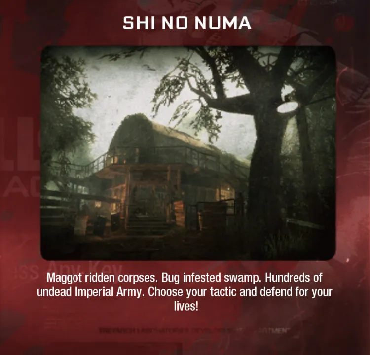 Shi No Numa scene from the original map menu